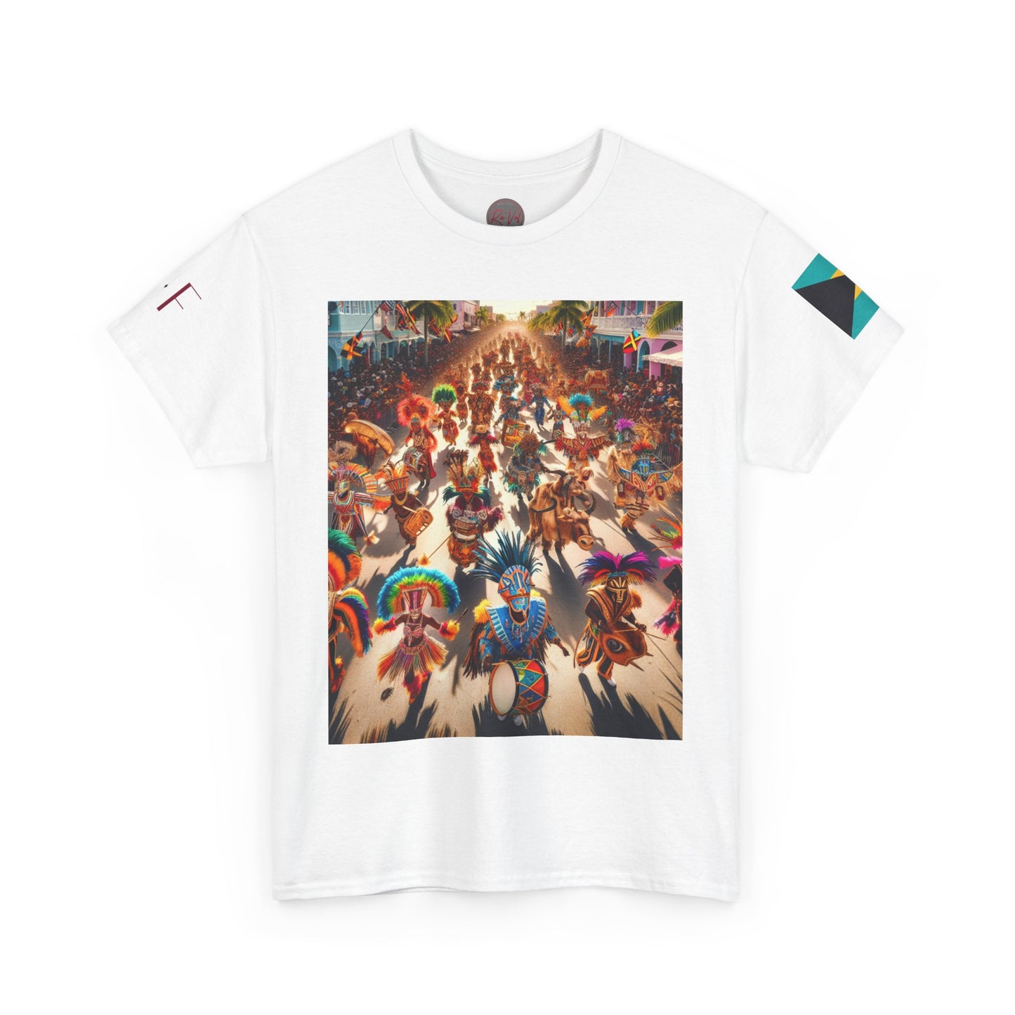 Vibrant Junkanoo Festival Tee
