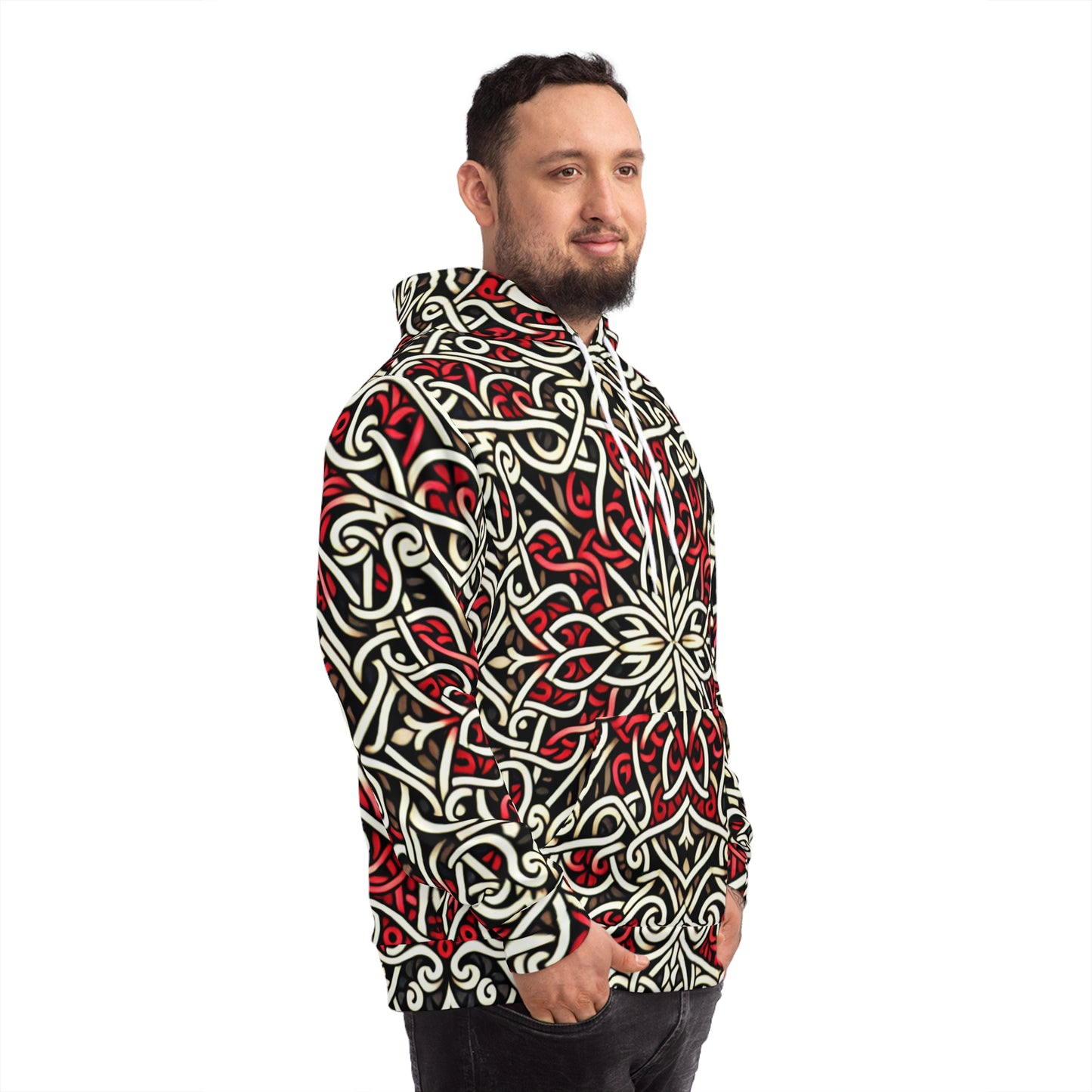 Imperial Trellis Red Hoodie