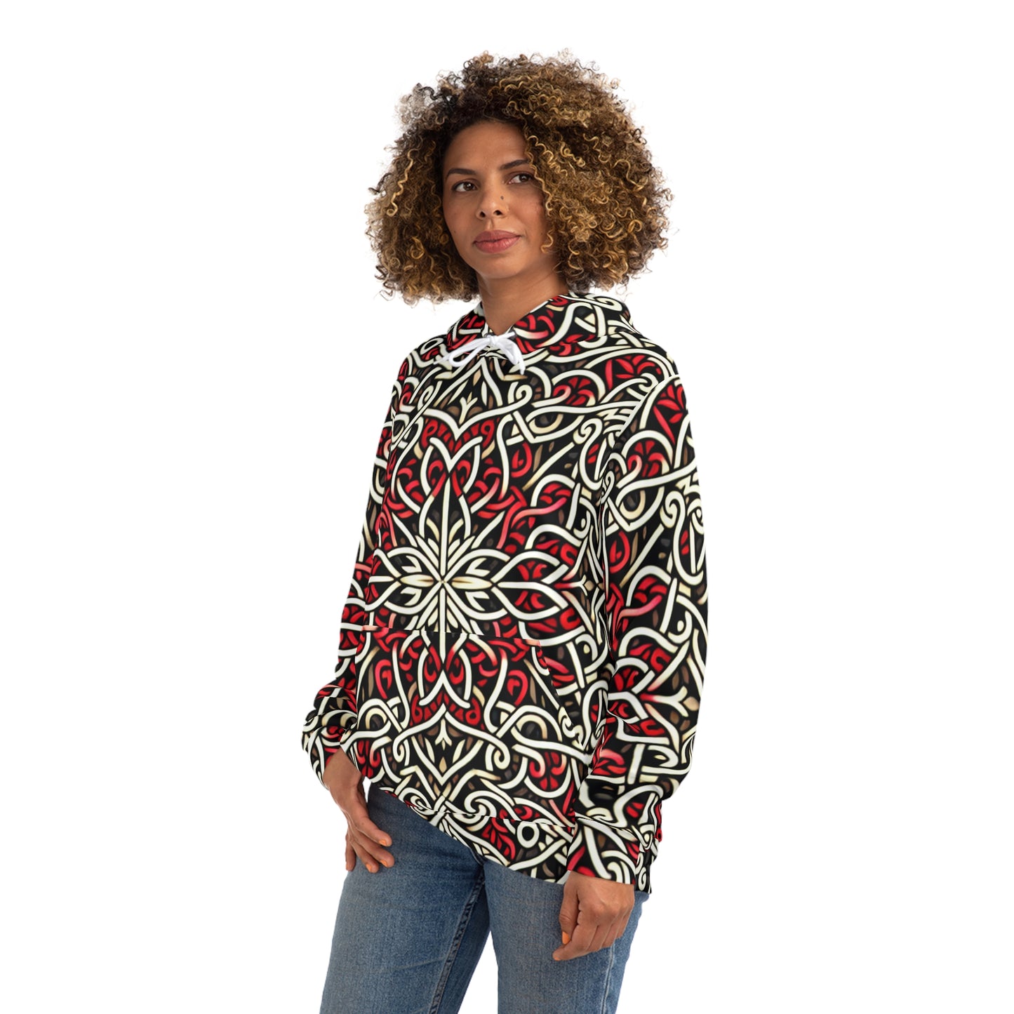 Imperial Trellis Red Hoodie