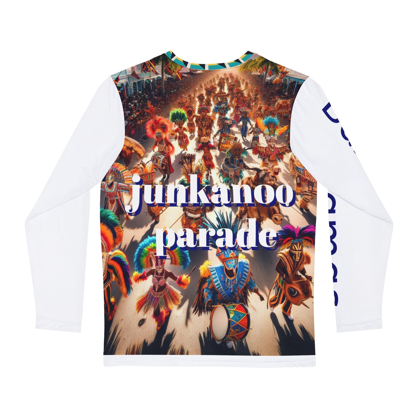 Vibrant Junkanoo Parade Long Sleeve Shirt