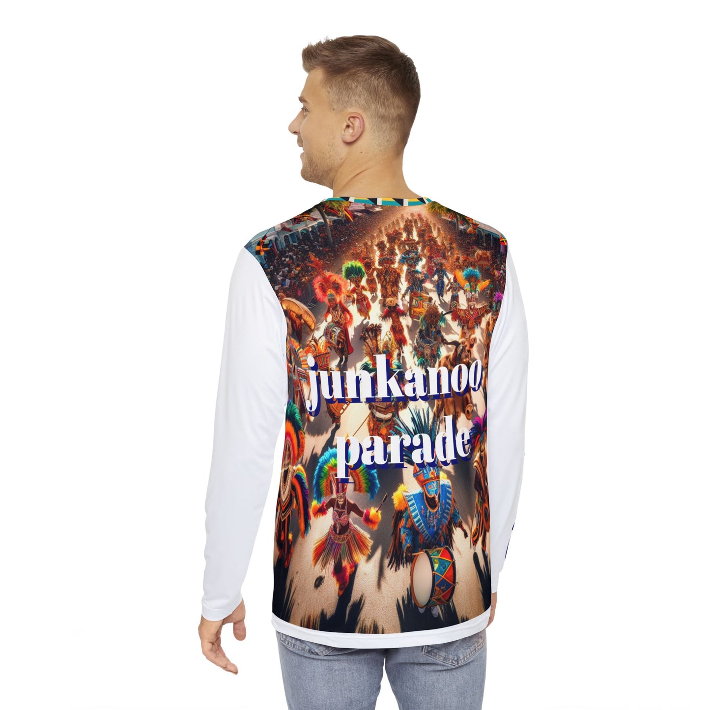 Vibrant Junkanoo Parade Long Sleeve Shirt