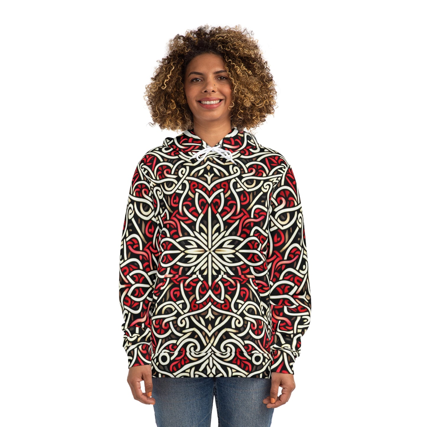 Imperial Trellis Red Hoodie