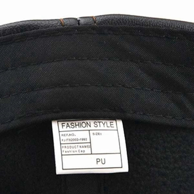Jamont 1 Piece Leather Baseball Cap