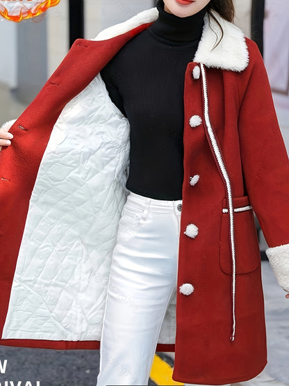 Cozy Winter Coat- Long Sleeve Mid-Length