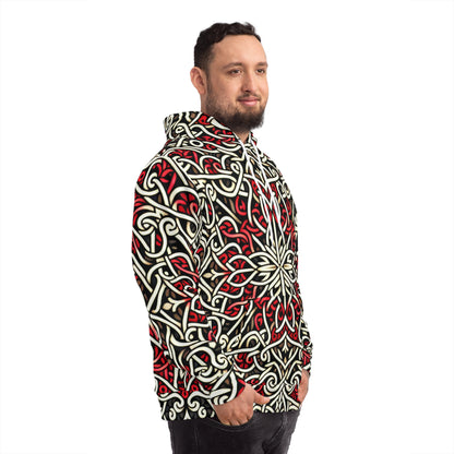 Imperial Trellis   Red Hoodie