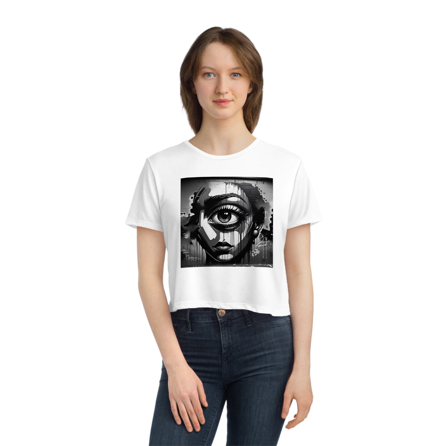 Cropped Shadow Women's Tee