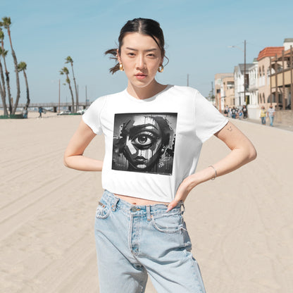 Cropped Shadow Women's Tee