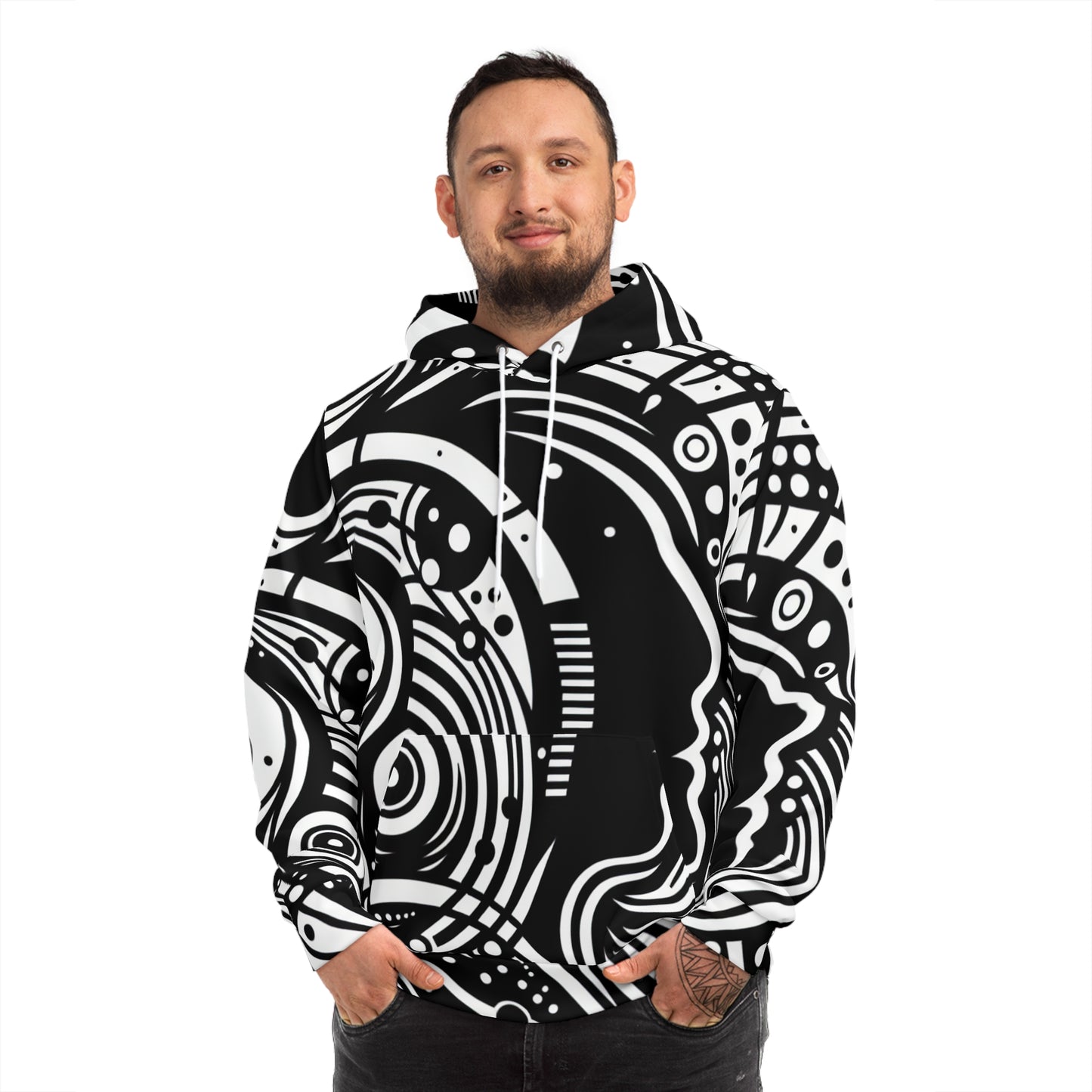 Black-ink Fashion Hoodie