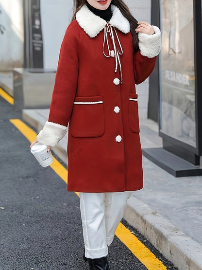 Cozy Winter Coat- Long Sleeve Mid-Length