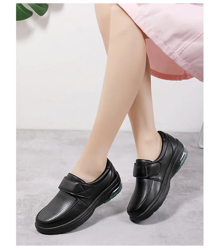 YBQJOO Women Casual Comfortable Platform Nurse Work Shoes