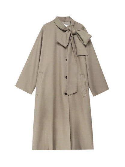 Retro Work Trench Coat-Female