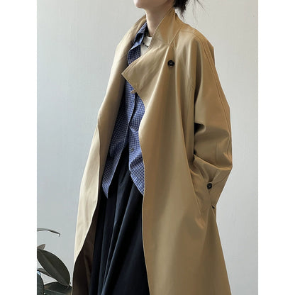 Yan Shuang Retro Stand Trench Coat