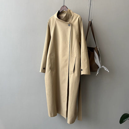 Yan Shuang Retro Stand Trench Coat