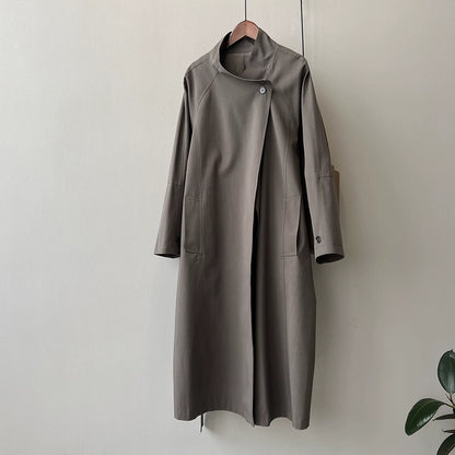 Yan Shuang Retro Stand Trench Coat