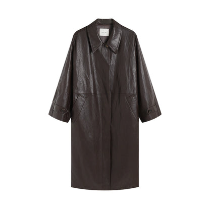 Eastern Light Fall Retro Long-Cut Coat