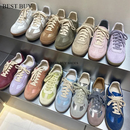 BAST Leather Women Casual Sneakers