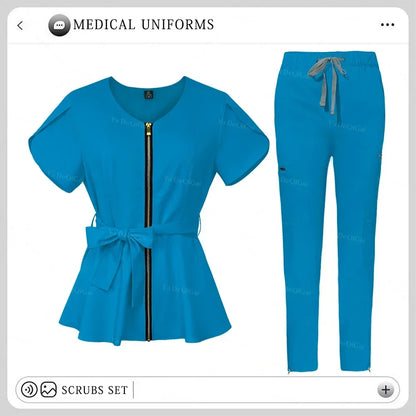 New Fashion Nurse Clinical Uniform Set