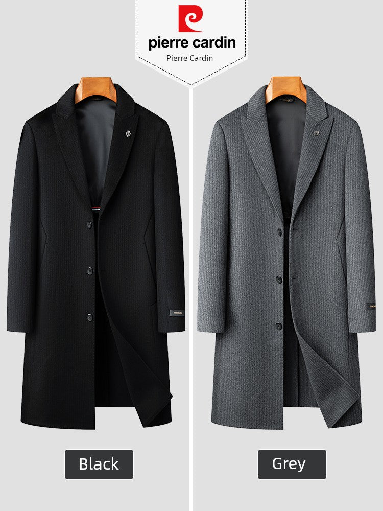 Pierre Cardin Wool Overcoat Men