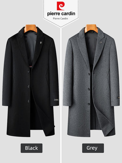 Pierre Cardin Wool Overcoat Men