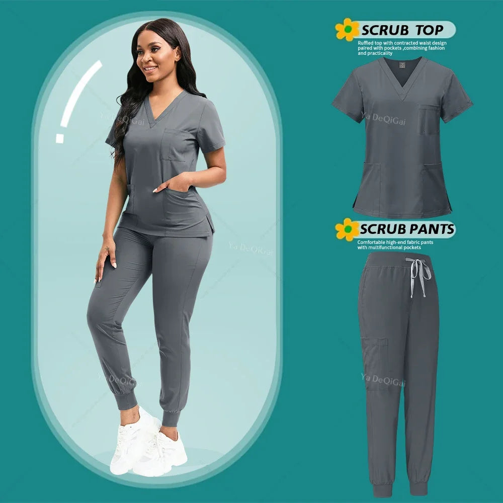 Ya DeQiGai Unisex Scrubs Set