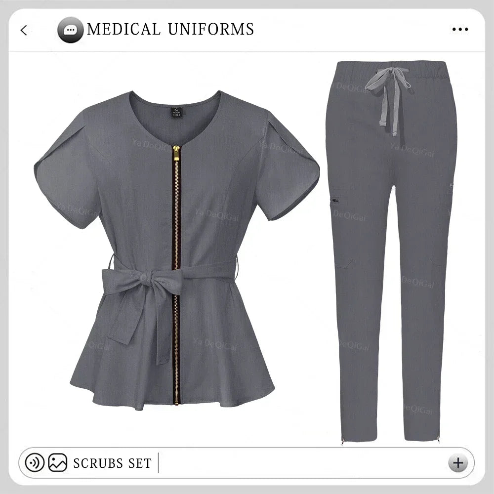 New Fashion Nurse Clinical Uniform Set