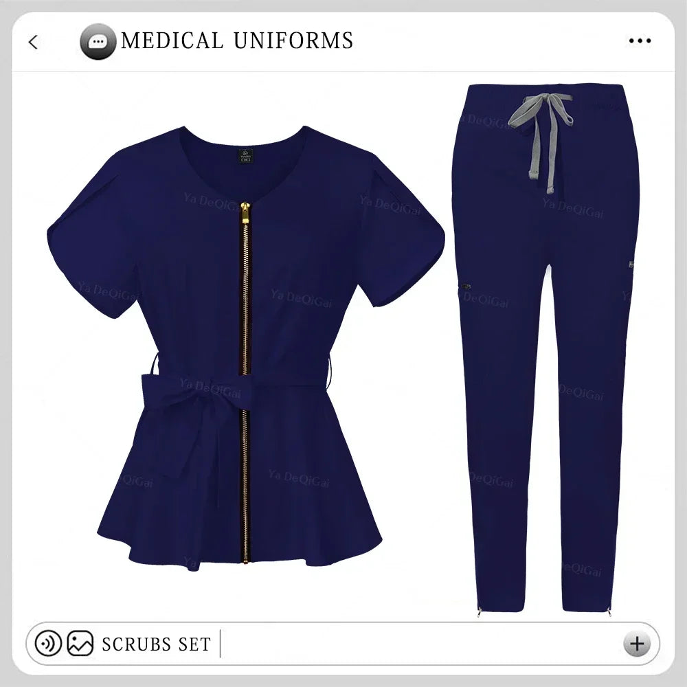 New Fashion Nurse Clinical Uniform Set