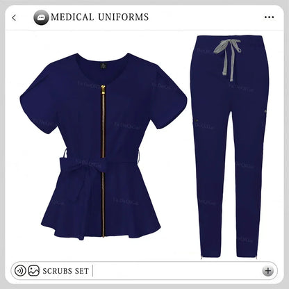 New Fashion Nurse Clinical Uniform Set