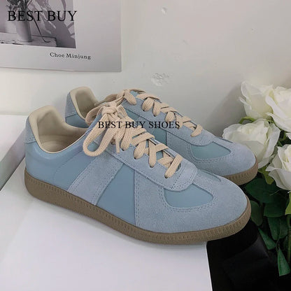 BAST Leather Women Casual Sneakers