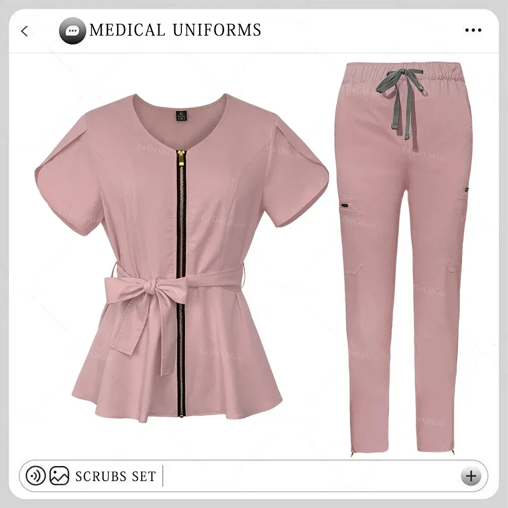 New Fashion Nurse Clinical Uniform Set