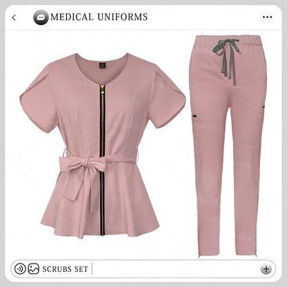 New Fashion Nurse Clinical Uniform Set