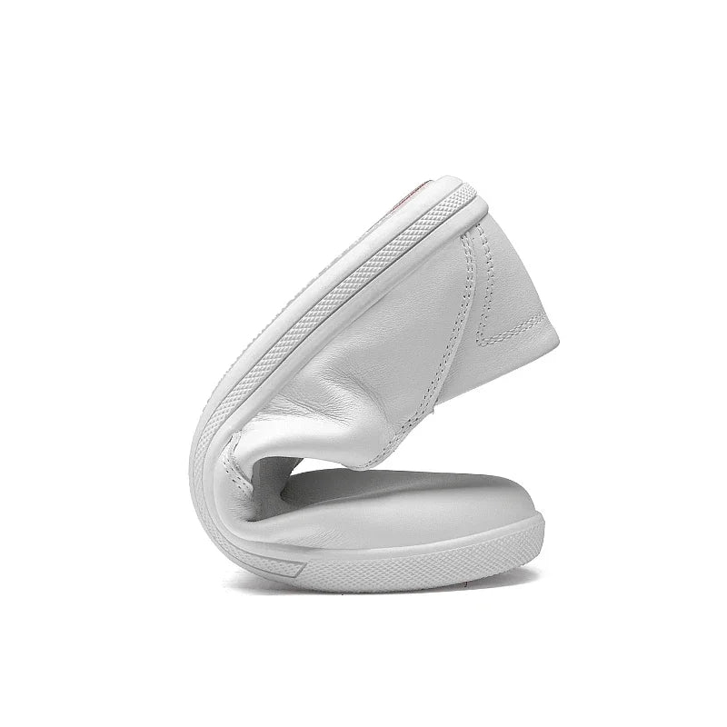White Moccasin Men's Loafers