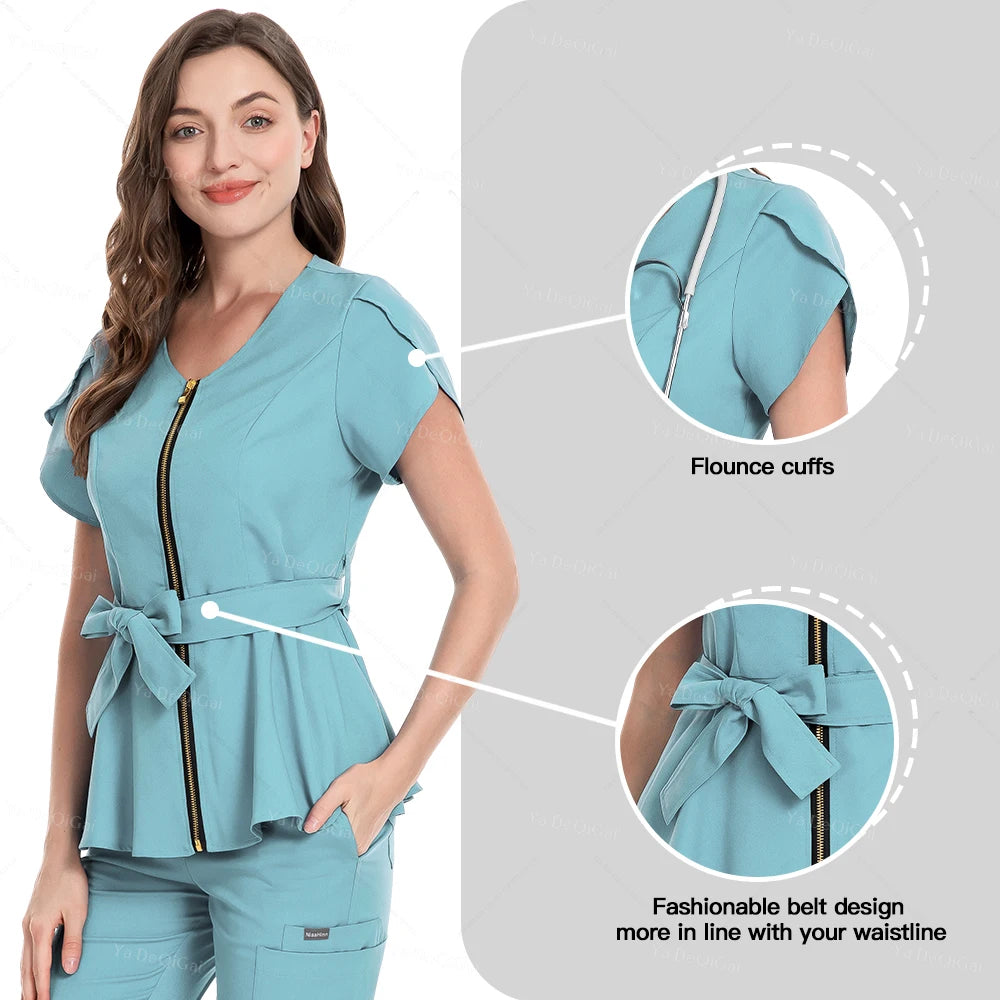 New Fashion Nurse Clinical Uniform Set