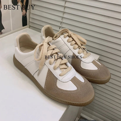 BAST Leather Women Casual Sneakers