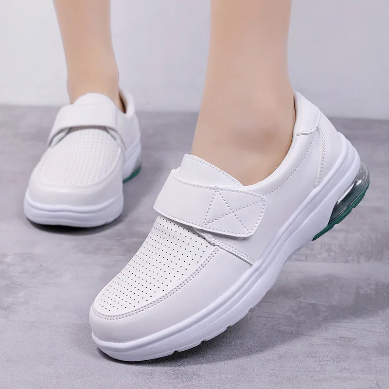 YBQJOO Women Casual Comfortable Platform Nurse Work Shoes