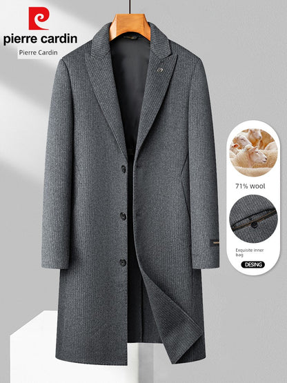 Pierre Cardin Wool Overcoat Men