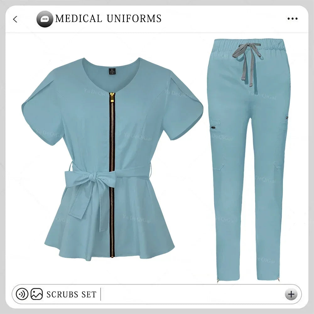 New Fashion Nurse Clinical Uniform Set