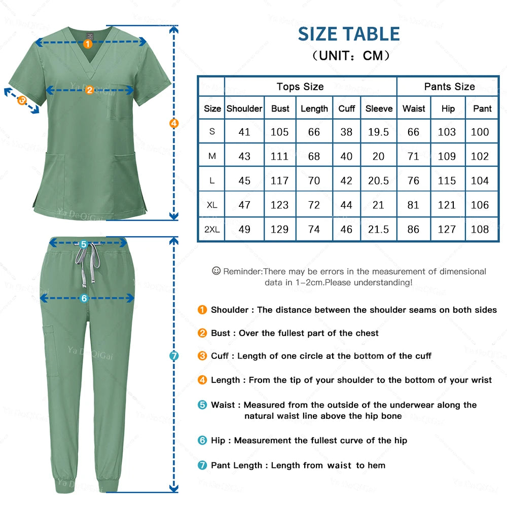 Ya DeQiGai Unisex Scrubs Set