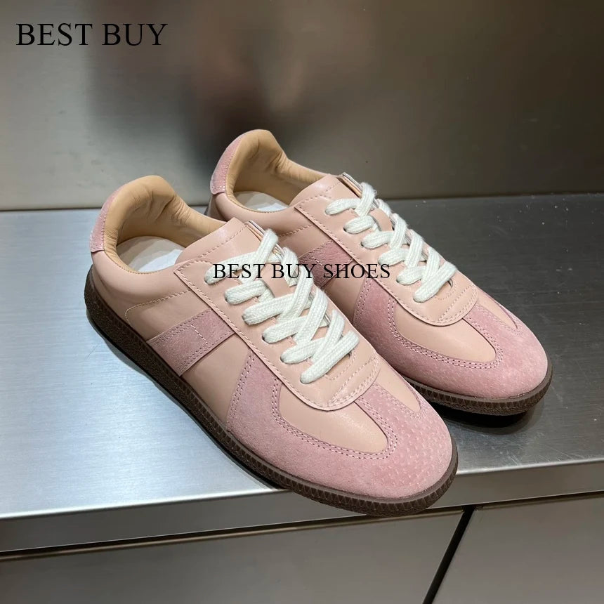 BAST Leather Women Casual Sneakers