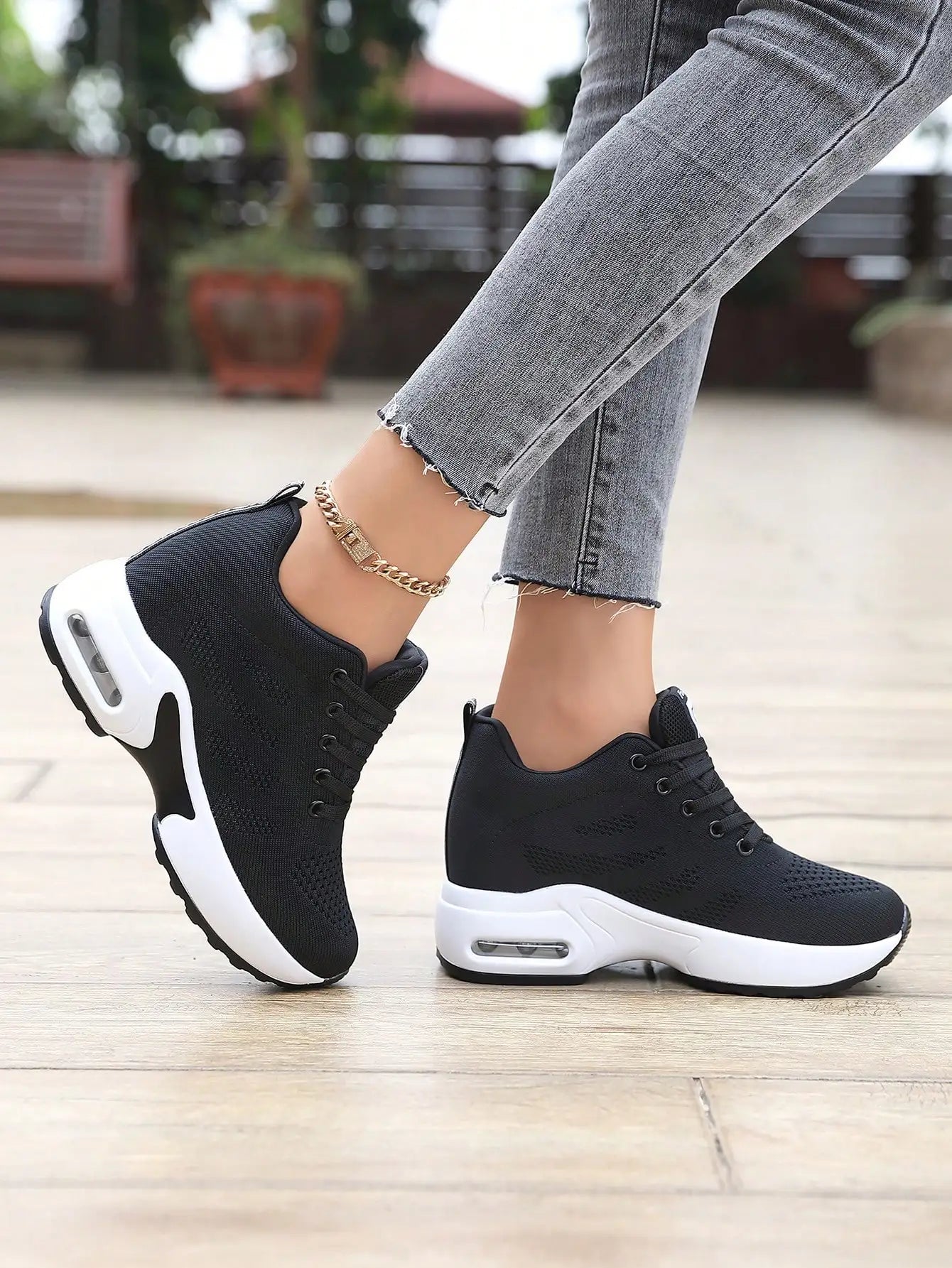 Women Fashion Mesh Work Sneakers