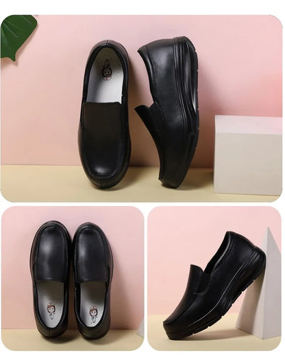 Womens Loafers Wedges Slip-on Shake Shoes