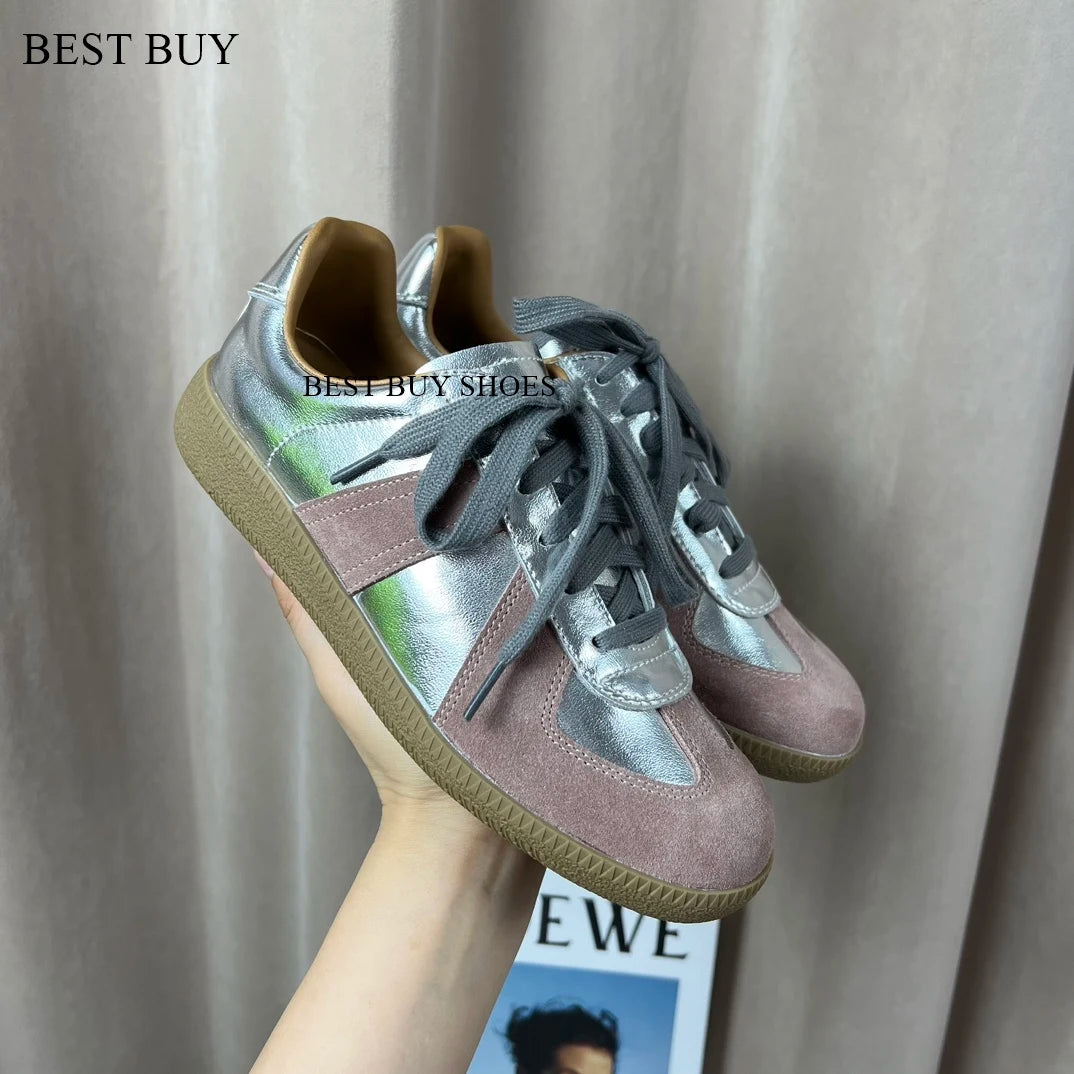 BAST Leather Women Casual Sneakers