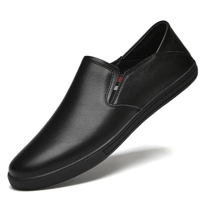 White Moccasin Men's Loafers