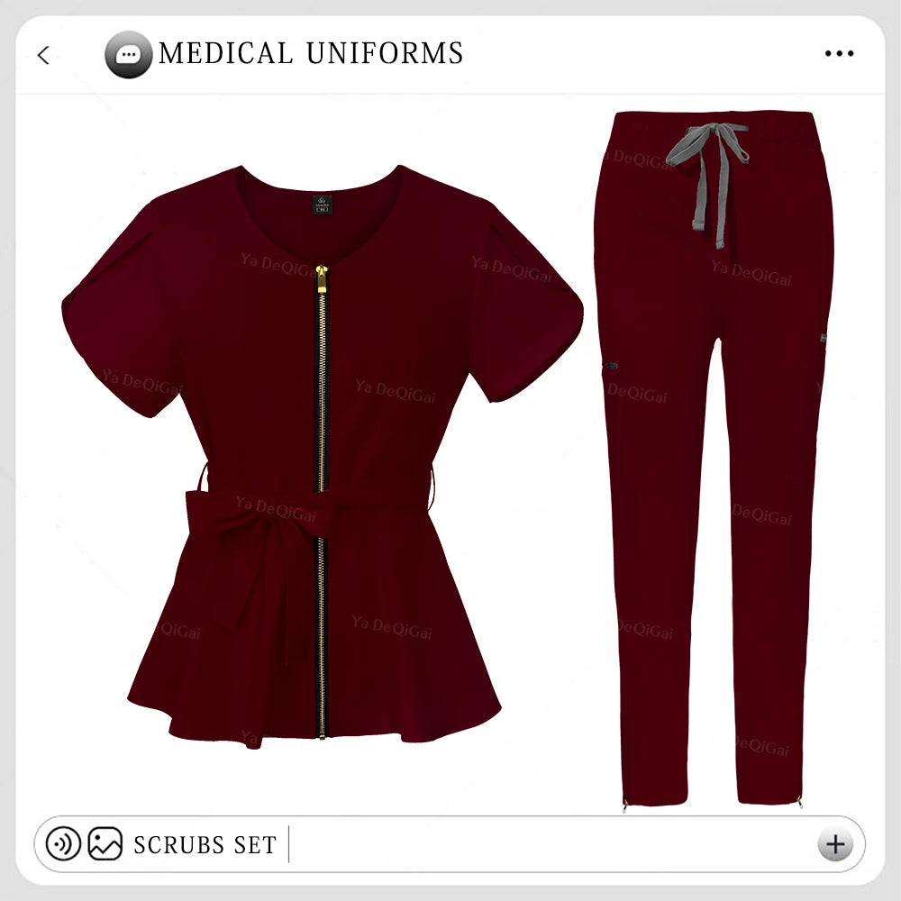 New Fashion Nurse Clinical Uniform Set