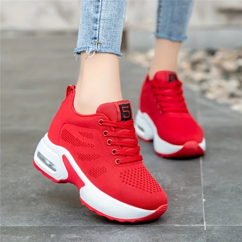 Women Fashion Mesh Work Sneakers