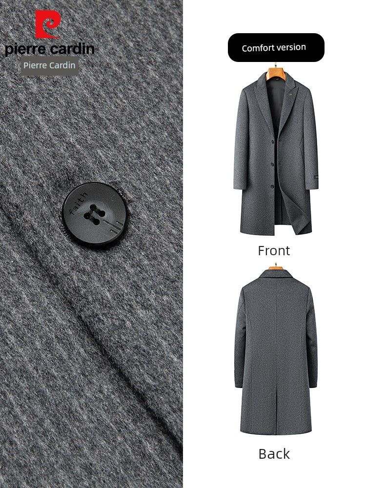 Pierre Cardin Wool Overcoat Men