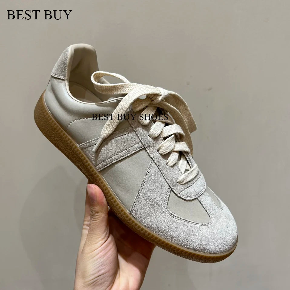 BAST Leather Women Casual Sneakers