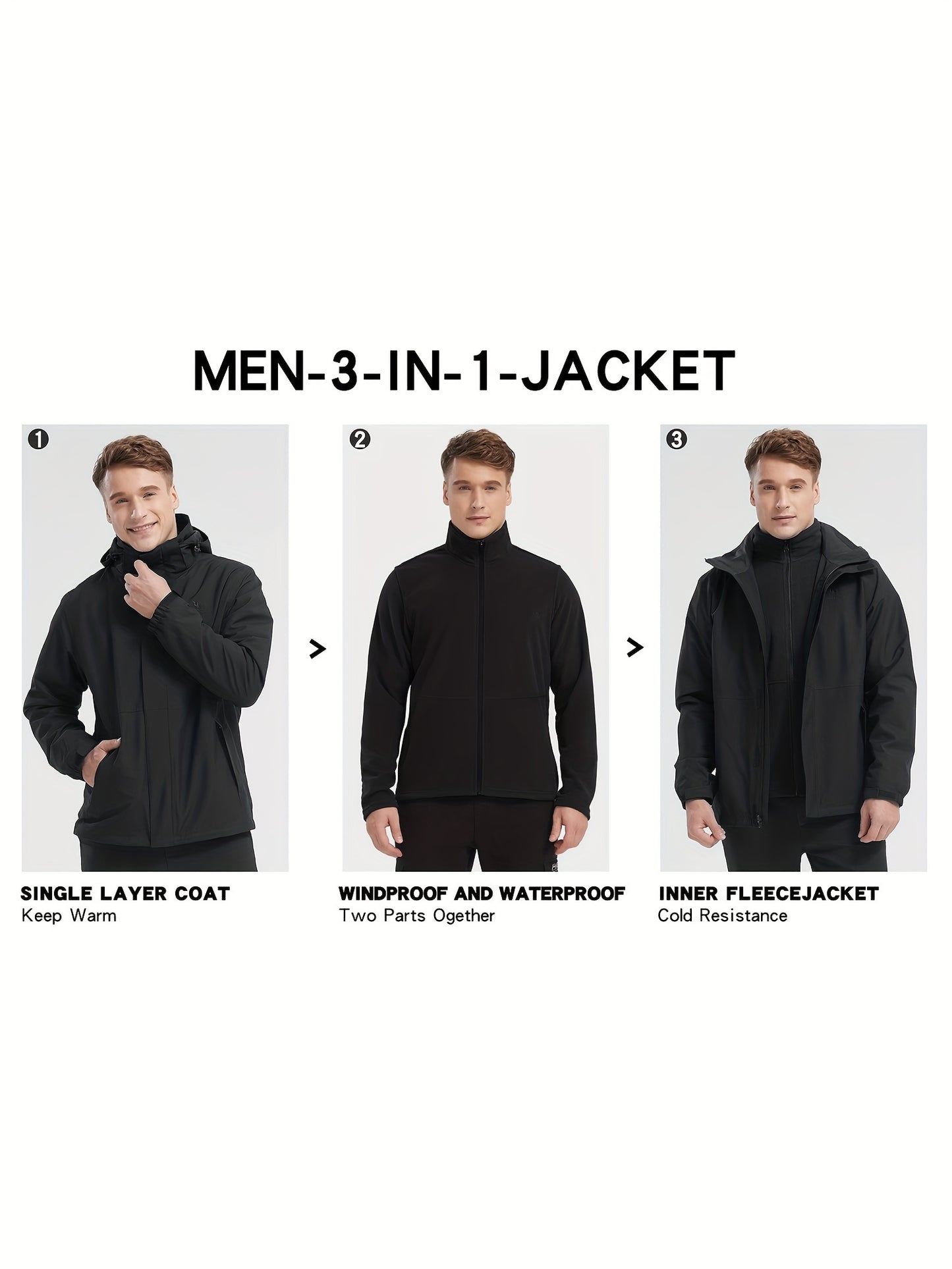 Men's Cashmere Mountain Ski Jacket